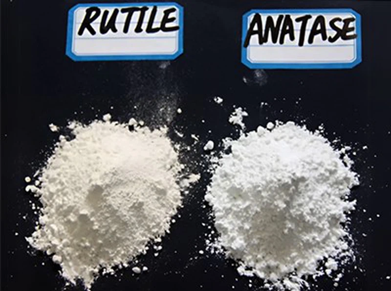 Anatase Titanium Dioxide and Rutile Titanium Dioxide Anatase Titanium Dioxide and Rutile Titanium Dioxide